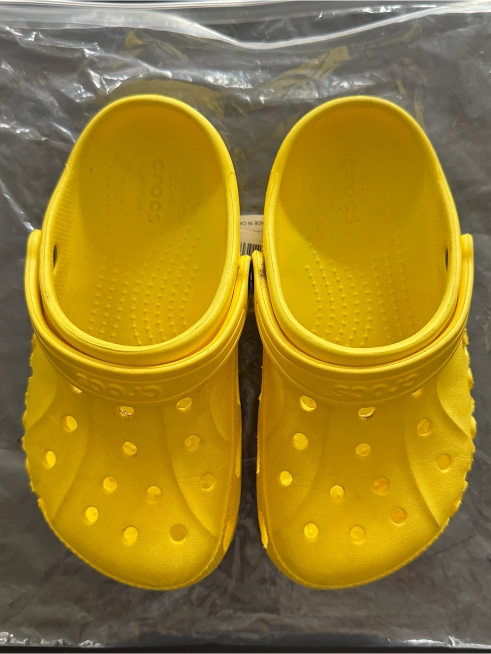CROCS Kids' Classic Clog in Yellow